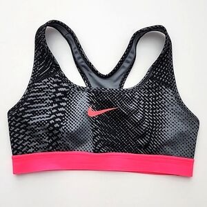 ⭐️2/ $30⭐️ Nike Girls Sports Bra Black Racerback Size  M